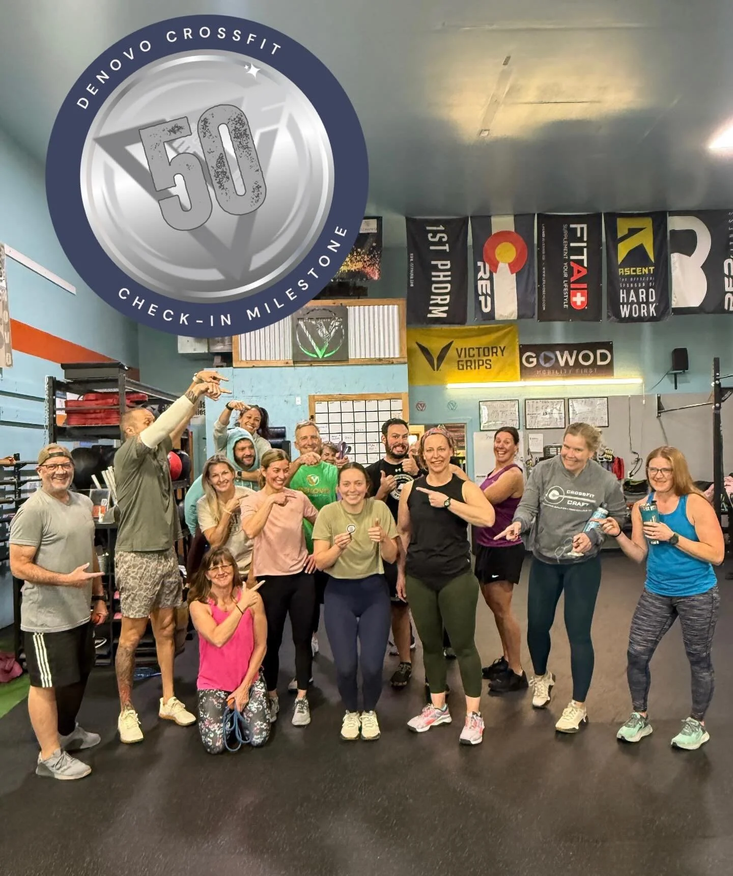 Congrats to @madipoore who got 50 check-ins today!🥳