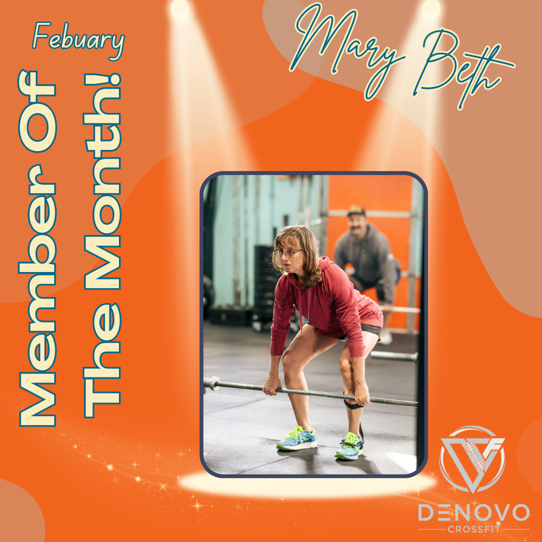 Mary Beth member of the month (Febuary 2026) 