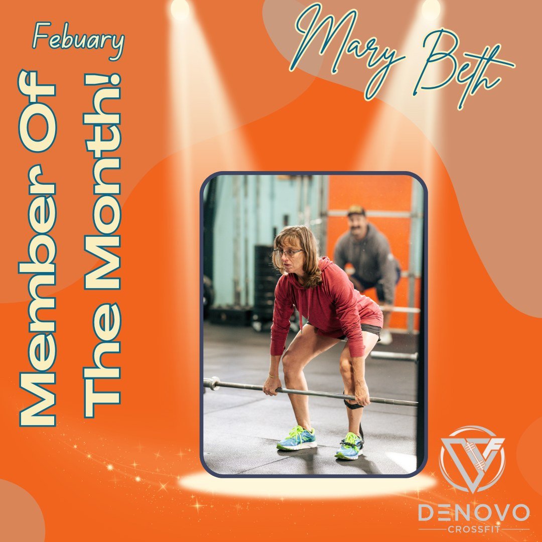 February Member of the Month 🌟
Help us celebrate Mary Beth, someone who brings consistency, positivity, and hard work into the gym every single day. Whether she&rsquo;s showing up ready to work or cheering on others, Mary Beth truly represents what 