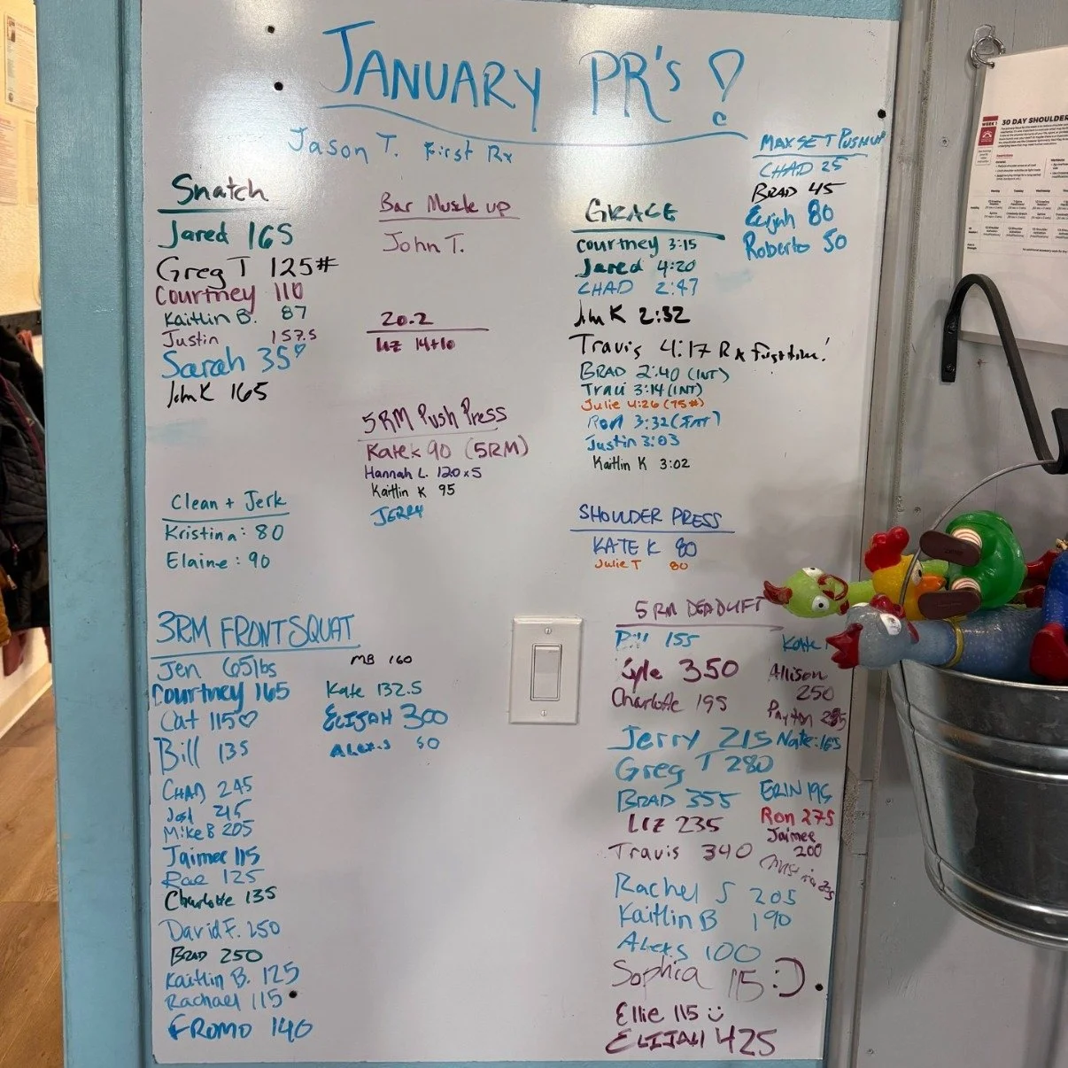 January was all about showing up, putting in the work, and watching the gains roll in. 💥 3RM Front Squats? PR&rsquo;d. Old Open WOD? PR&rsquo;d. Random lifts? Yup...PR&rsquo;d too. Keep pushing, crew! 🙌