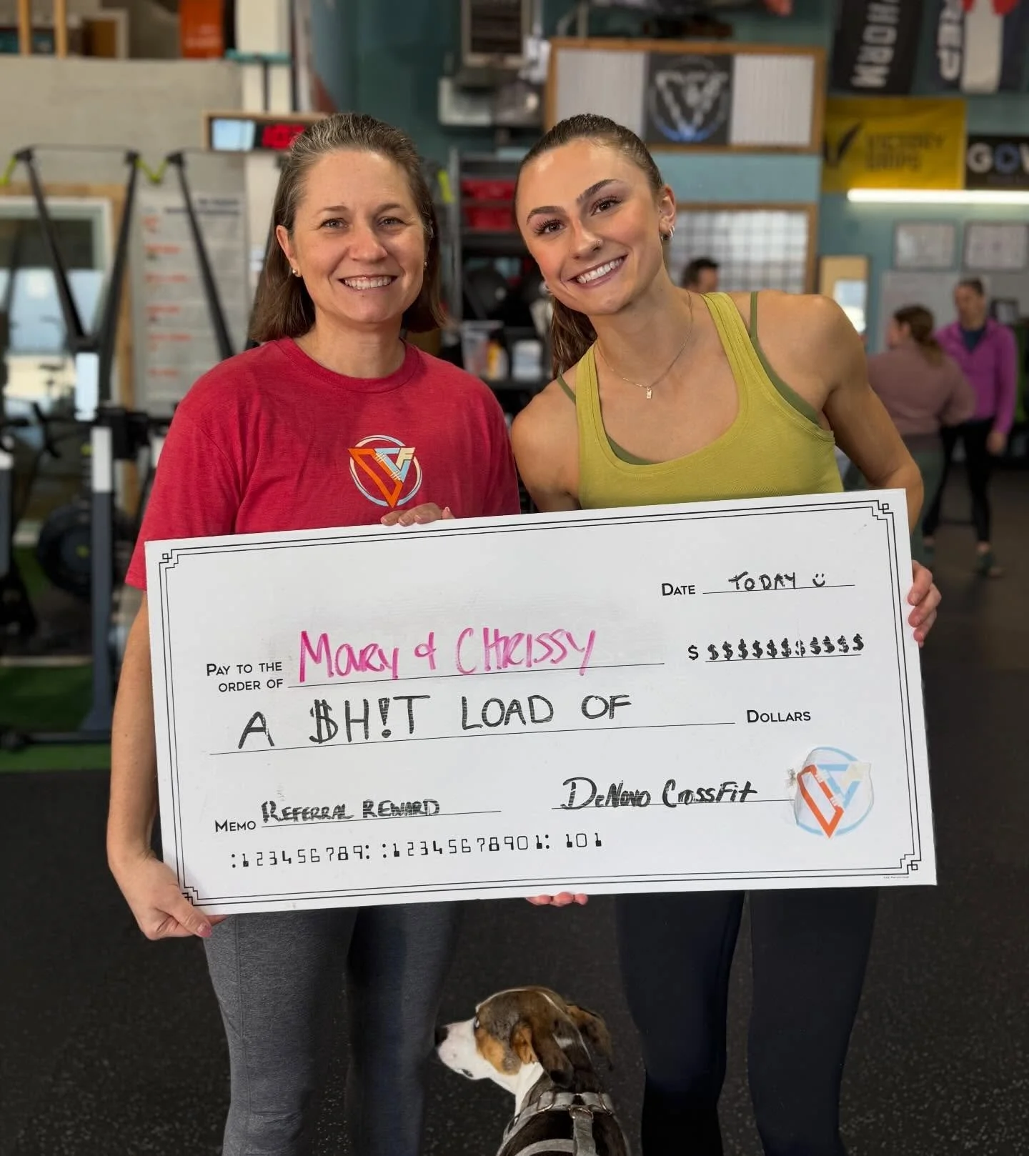 Thank you @mary__schultz for referring your lovely momma to join the DeNovo family!🥰 @chrissy_schultz75 

Thanks to our referral program, both of these ladies get 40% off of their month of membership!

#motherdaughter #crossfitfam