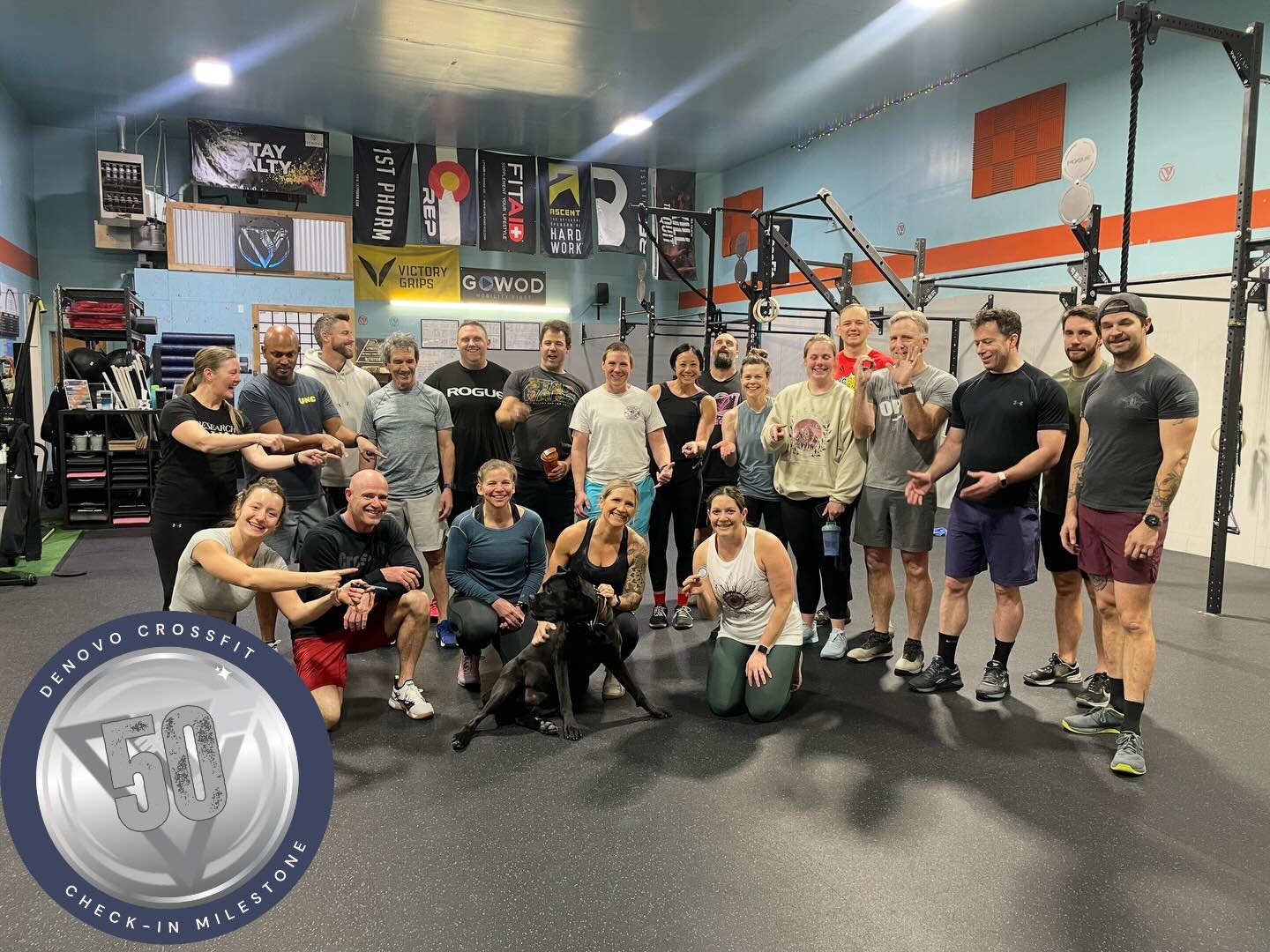 Massive shoutout to @sprainerin for rocking 50 check-ins! Your dedication is paying off and we&rsquo;re honored to be a part of your fitness journey!