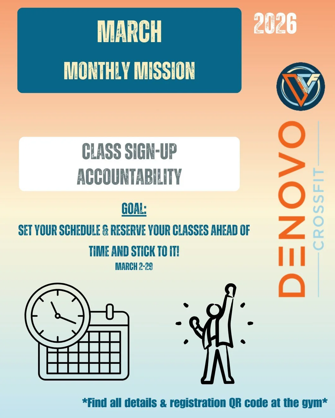 MONTHLY MISSION #3 is 🚨RELEASED🚨 Sign up using the QR code posted in the gym or look in the Digest! DEADLINE for registration is FEB. 26th!