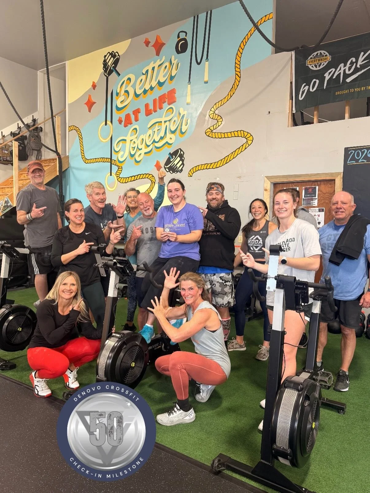 Congrats to Sierra, who got her 50th check-in with her 7:30 crew this morning!🥳 Next up- 100!!!