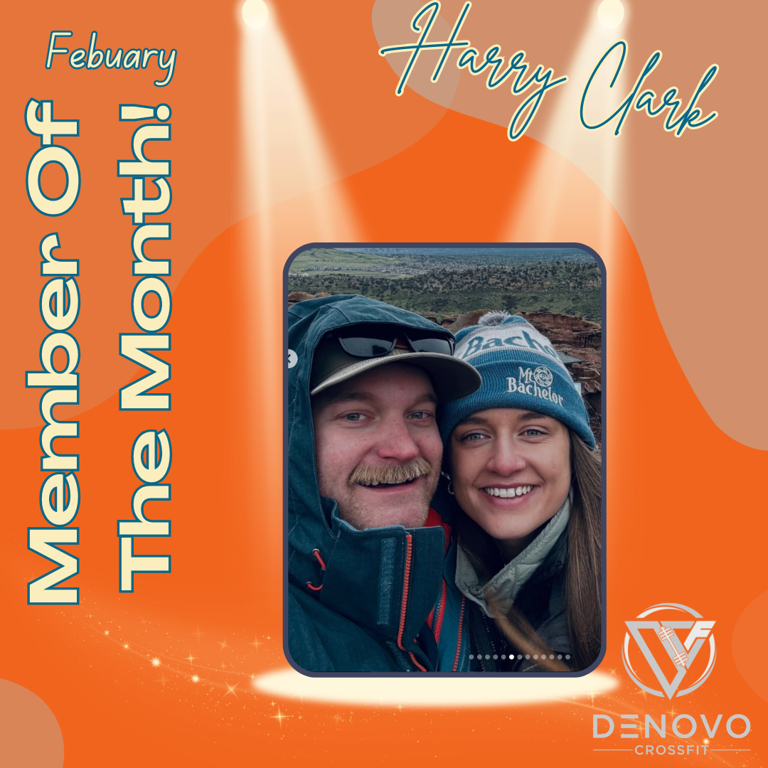 Harry Clark member of the month (March 2026) 