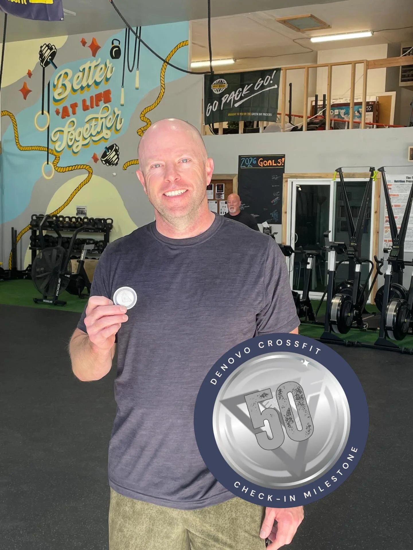 @concept2greg just dropped a massive 50 check-ins. Him and his wife @ogshaggy have been a huge blessing at the gym.