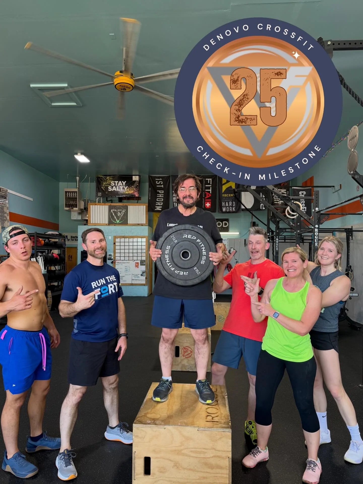 Congratulations David for hitting 25 check-ins🎉 We are so happy you joined our family and decided to become better at life together!!! To many more milestones🧡