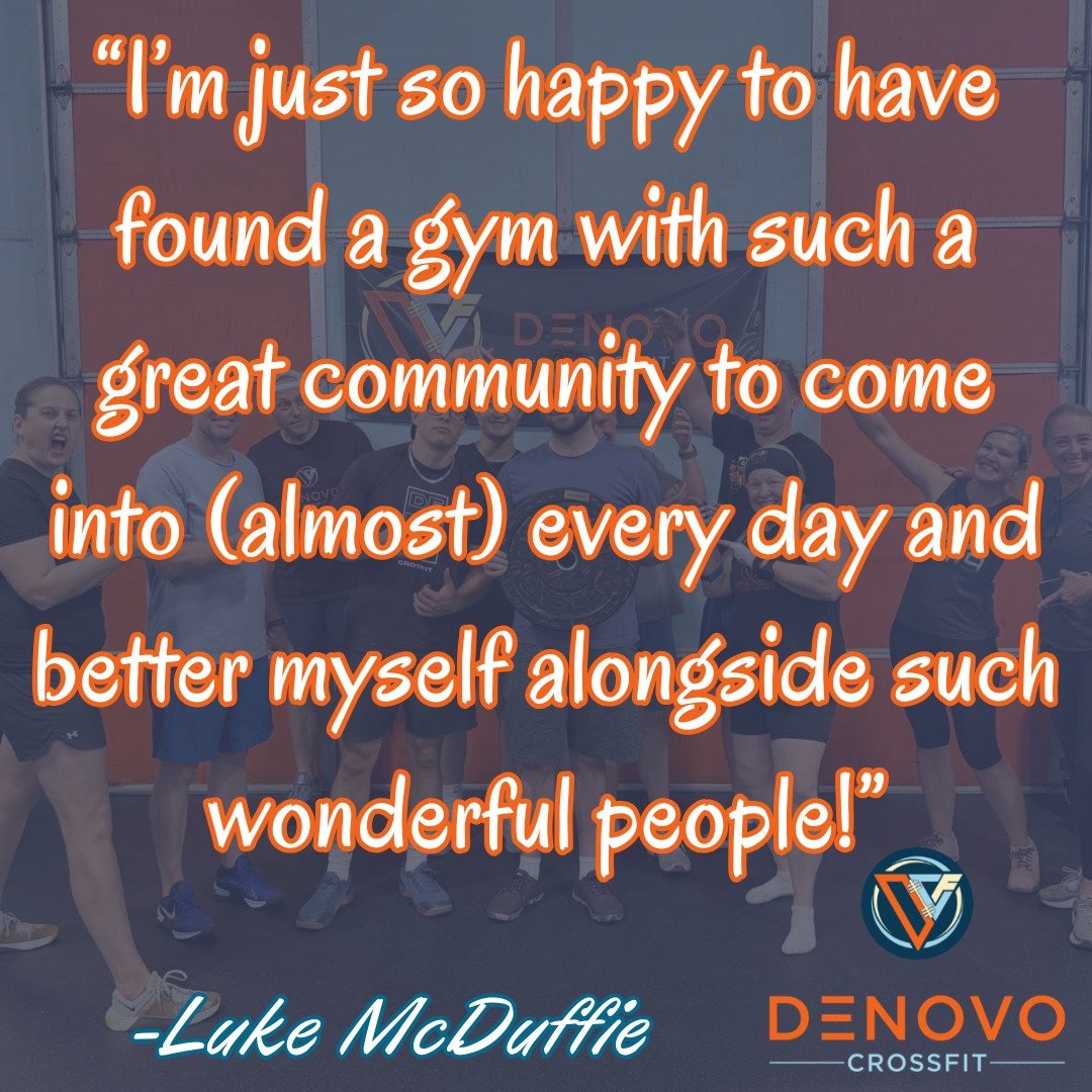 Luke got his 100th check-in on Friday with his F it Friday friends! 😜
100 milestone prize: DeNovo magnet

Luke did his trial week with us during the end of September, 2025 and officially joined on October 3rd. He just did the Open with us (even drop