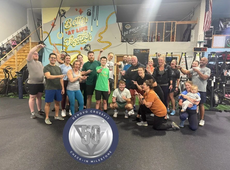 Congrats to John Berling for getting to the 50 check-in milestone this morning! He is a disciplined teenager choosing to come to the gym at 6:15AM before school! 
Great job, John! 🥳🥳🥳