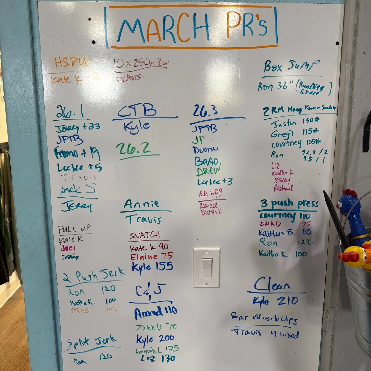 March was BUILT on PRs 💪🔥

So many Open re-dos, benchmark throwdowns, and chances to prove to yourself what you&rsquo;re capable of. The effort, the grit, and the willingness to go again (and again 😅) did not go unnoticed.

Proud is an understatem