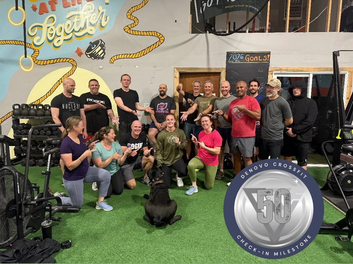 A big congratulations to @olivia.fout for hitting 50 check-ins this morning with the 5AM crew! 🥳🥳🥳