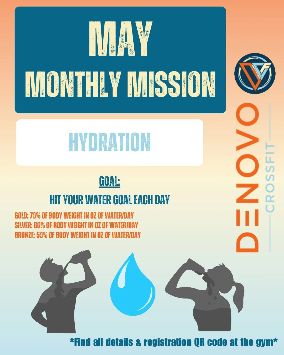 MONTHLY MISSION #5 is 🚨RELEASED🚨 Sign up using the QR code posted in the gym or look in the Digest! DEADLINE for registration is APRIL. 28th!
