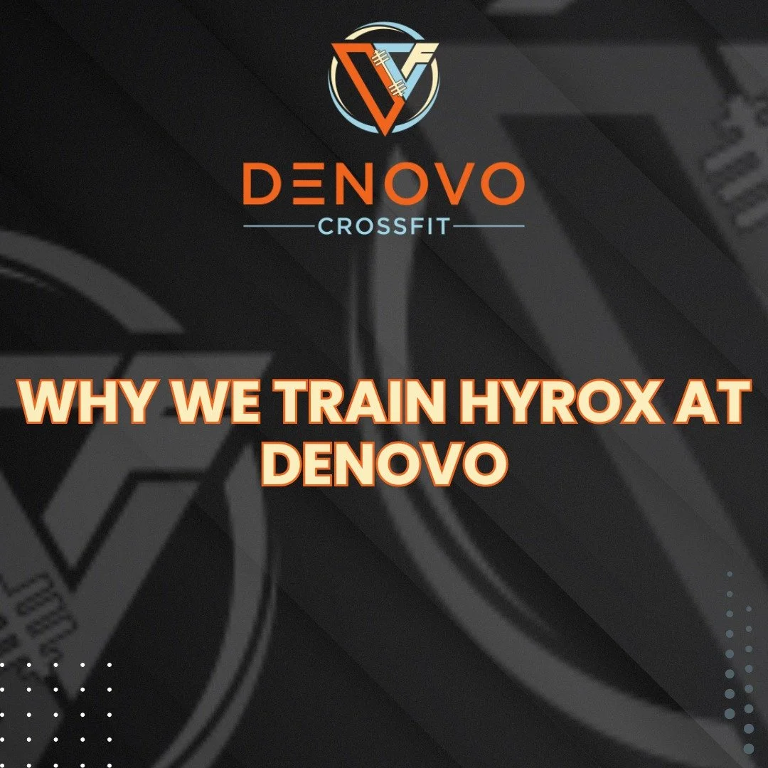 At DeNovo, fitness is about supporting your life, not taking away from it.

That&rsquo;s why we train HYROX.

Simple. Repeatable. Easy to follow.
A chance to find your pace and see your progress.

Where our training brings variety, HYROX brings consi