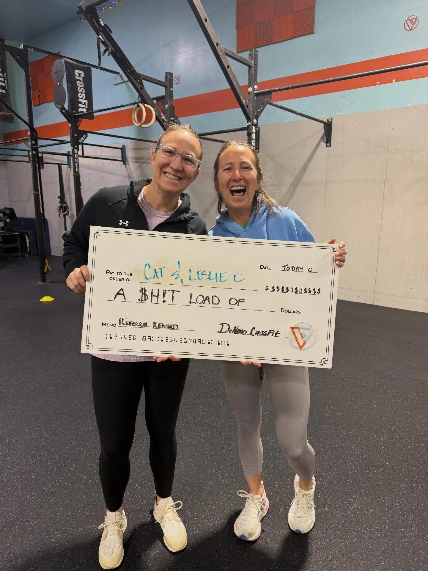 Sisters that CrossFit together stay together! 👯&zwj;♀️🏋️&zwj;♀️🏋️&zwj;♀️

Thank you @mrscatcody for referring your wonderful little sister, Leslie to join the 5AM crew! 

As part of our referral program, they each get 40% off their next month.