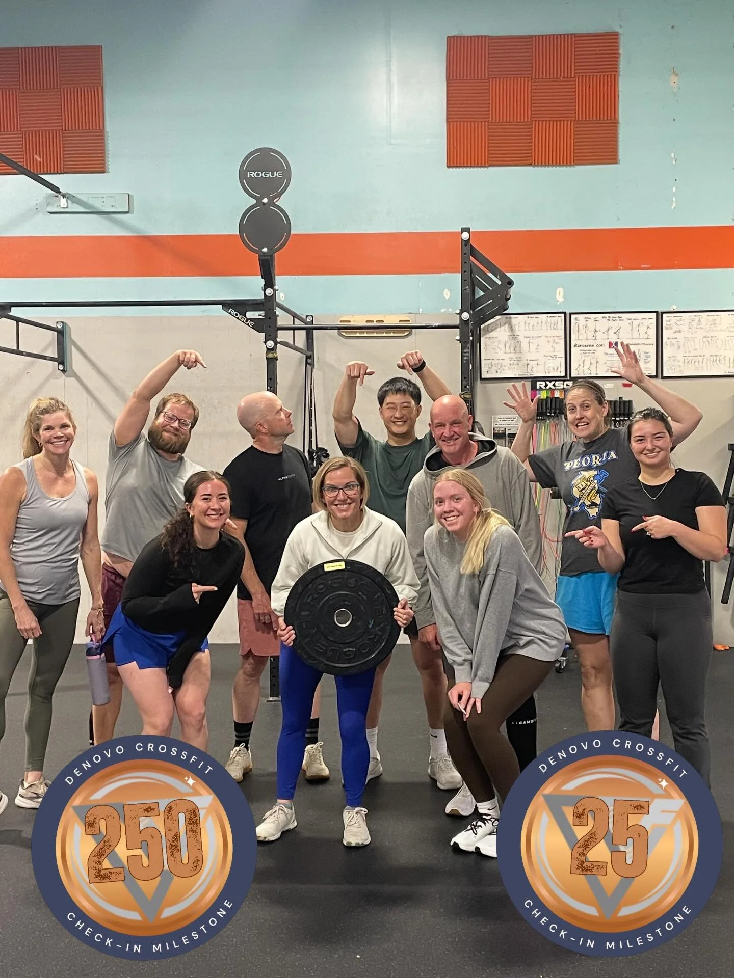 Two milestones achieved this afternoon! Shout out to Katie Salinas and @aspenthurman, Katie with 250! And Aspen with 25!