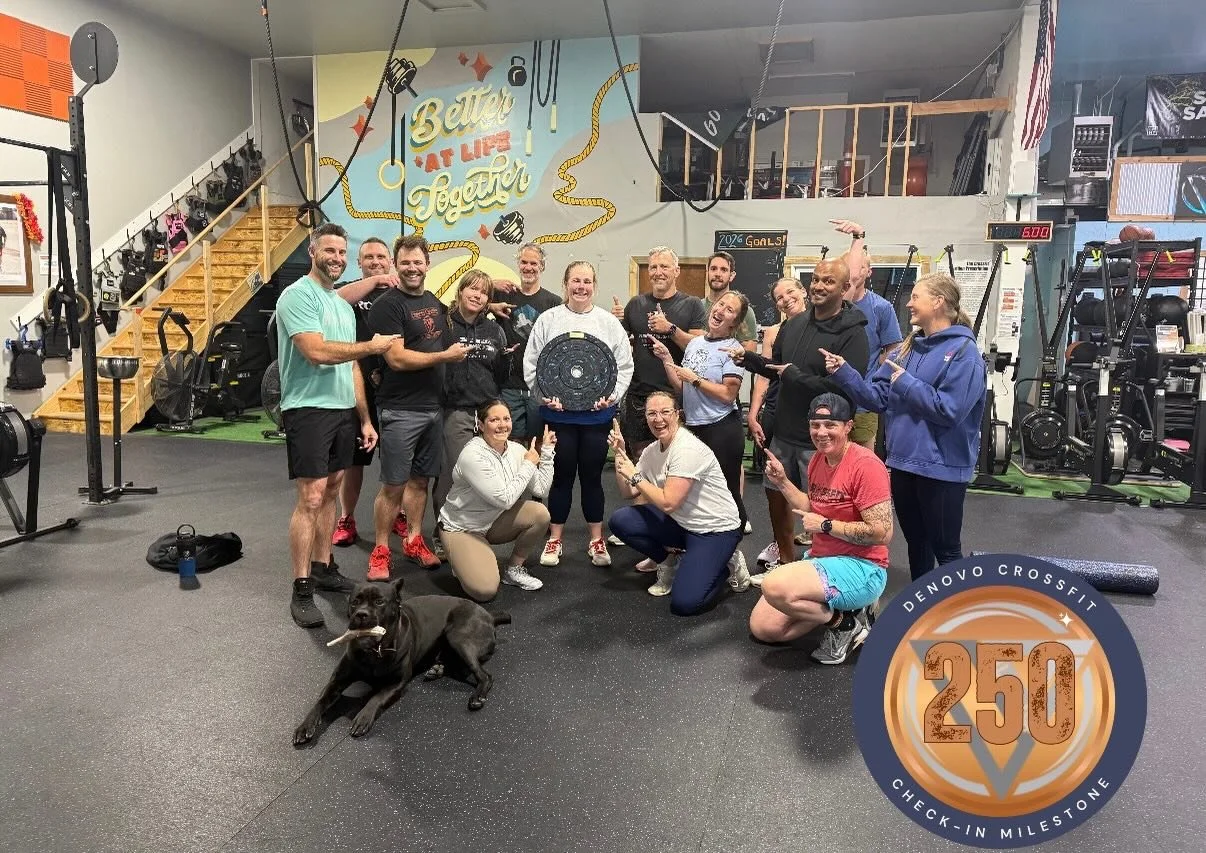 Congratulations to @grumpygills13 for hitting her 250th check-in last week. 

Your consistency is inspiring and we are so glad you are a part of the DeNovo family! 🎉🎉