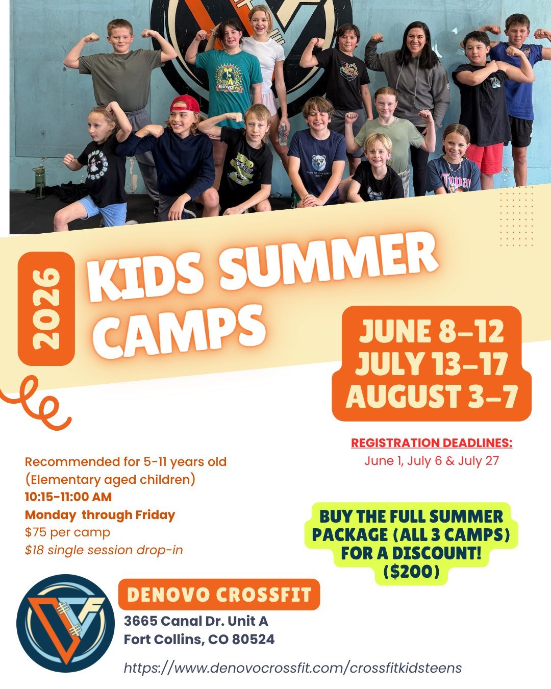 Looking for something active, structured, and confidence-building for your kids this summer?

Our Kids (5&ndash;11) &amp; Teens (11+) Camps help them:
✔️ Build strength &amp; coordination
✔️ Learn proper movement
✔️ Gain confidence in a supportive en