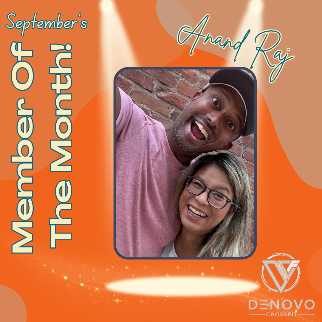 Anand Raj Member of the Month (September 2026) 
