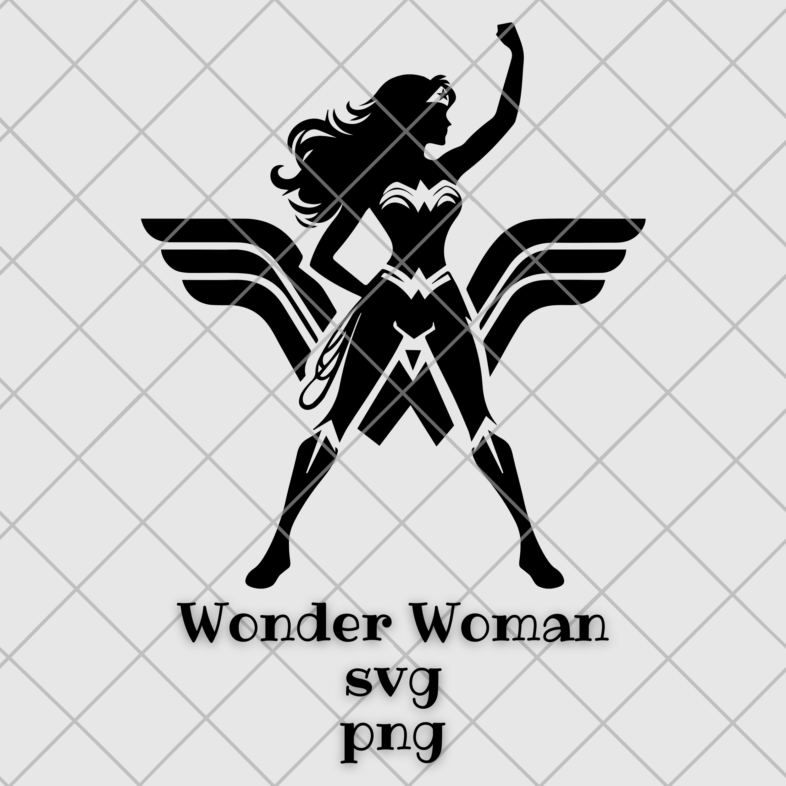 Wonder Woman SVG PNG