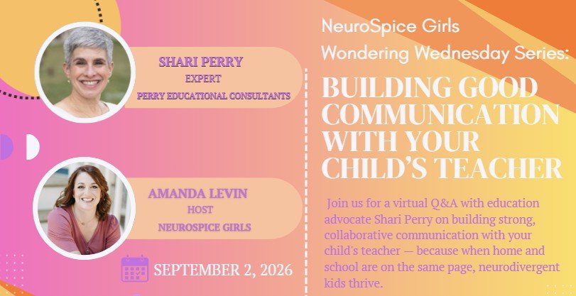 NSG Wondering Wednesdays: Building Good Communication with Your Child's Teacher