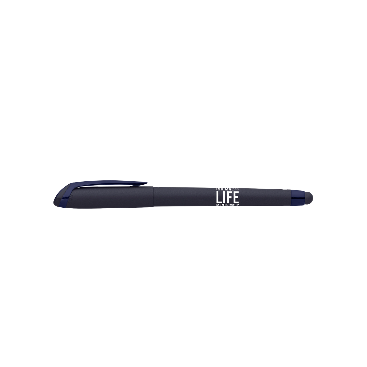 Rhema Life Mentorship Navy Stylus Gel Pen Pack of Four (Black Ink)