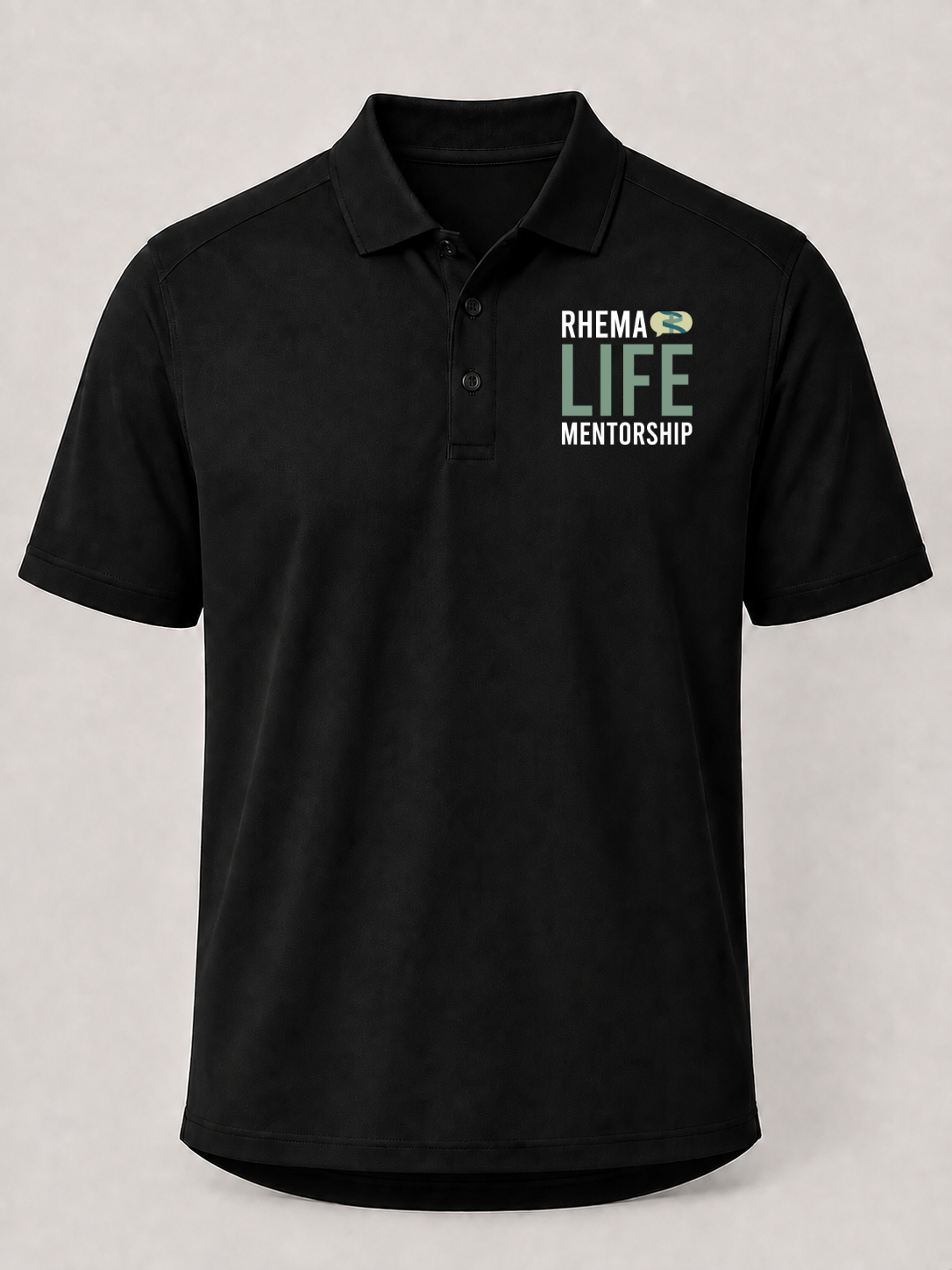 Adult Rhema Life Mentorship Embroidered Polo