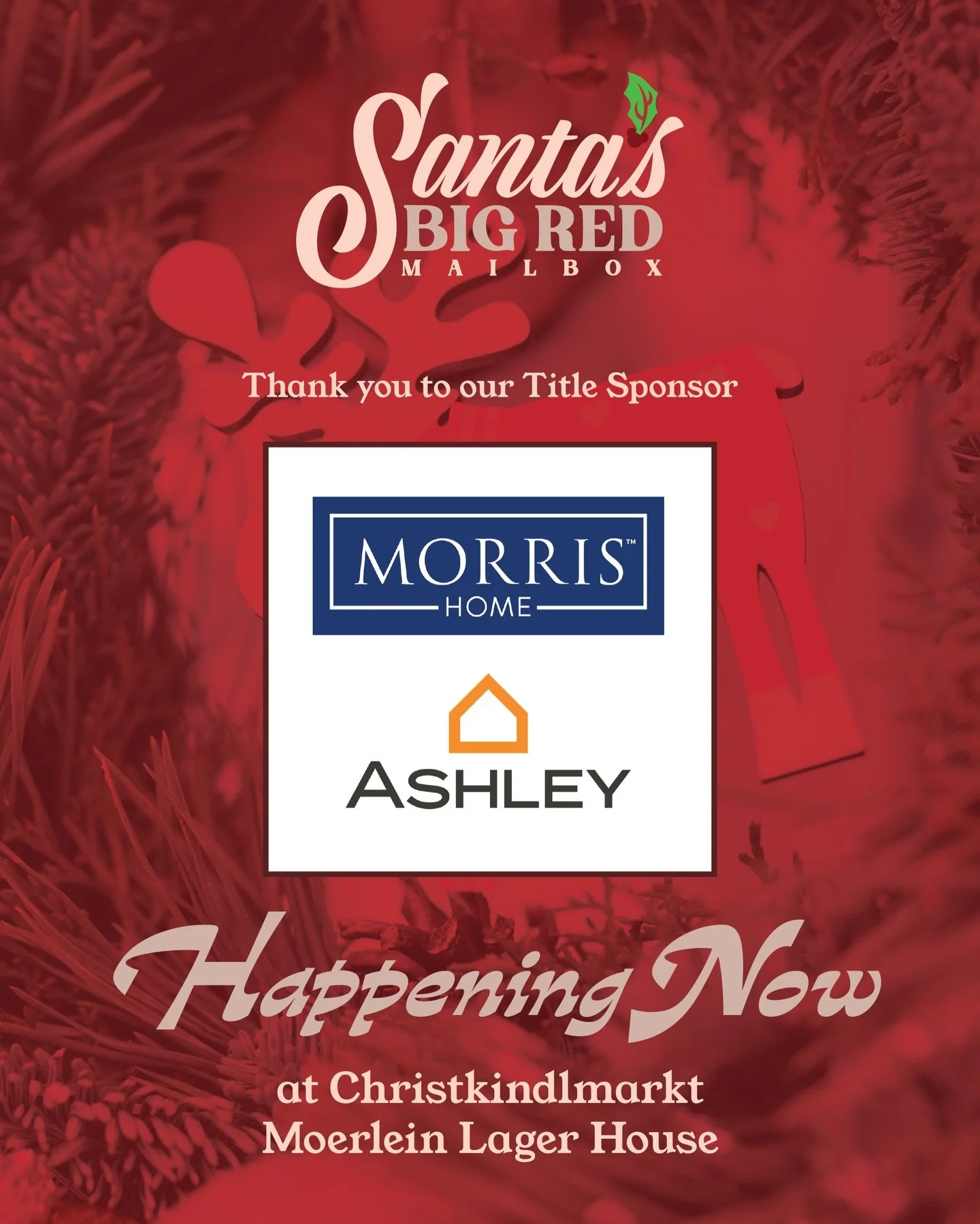 Thank you @morrishomefurn @ashleyfurniturehomestoresa for our Title Sponsorship at @cincinnatichristkindlmarkt @moerleinlh &mdash; See you this weekend!
🎅🏽🎅🏽🎅🏽🎅🏽🎅🏽🎅🏽🎅🏽🎅🏽
Come drop off your letters to Santa!