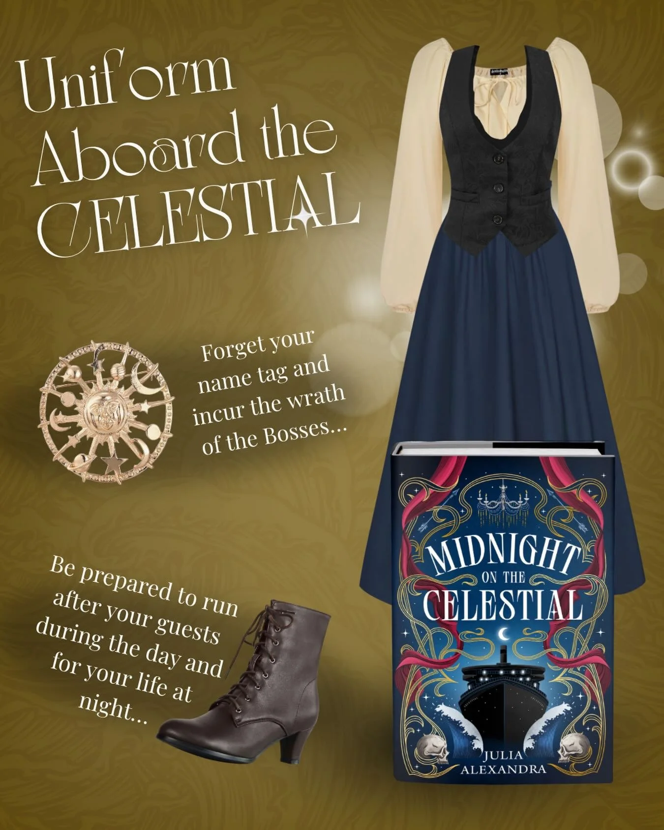 When you&rsquo;re serving high paying guests aboard a luxurious, magical cruise ship, you have to look the part.

And saying the ship tried to attack you in the night is no excuse for a wrinkled vest or missing name tag.

If you&rsquo;re ready to off