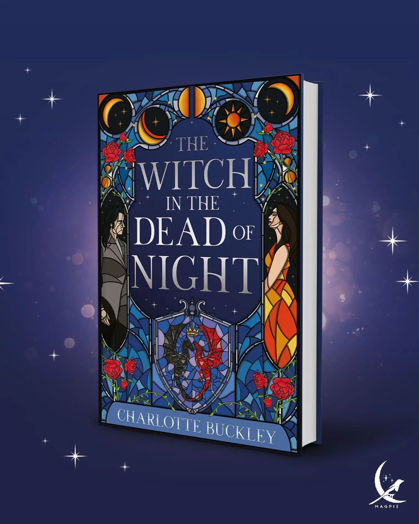I am delighted to help reveal the cover of THE WITCH IN THE DEAD OF NIGHT, a decadently dark romantasy coming August 13, 2026 from debut author @charlottebuckleywrites and @harpervoyager_uk .

Congratulations on such a gorgeous cover! I love the stai
