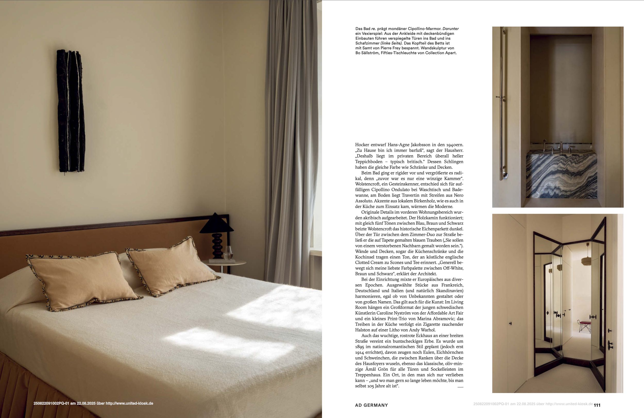 Max Wolstencroft Stockholm Apartment Architectural Digest