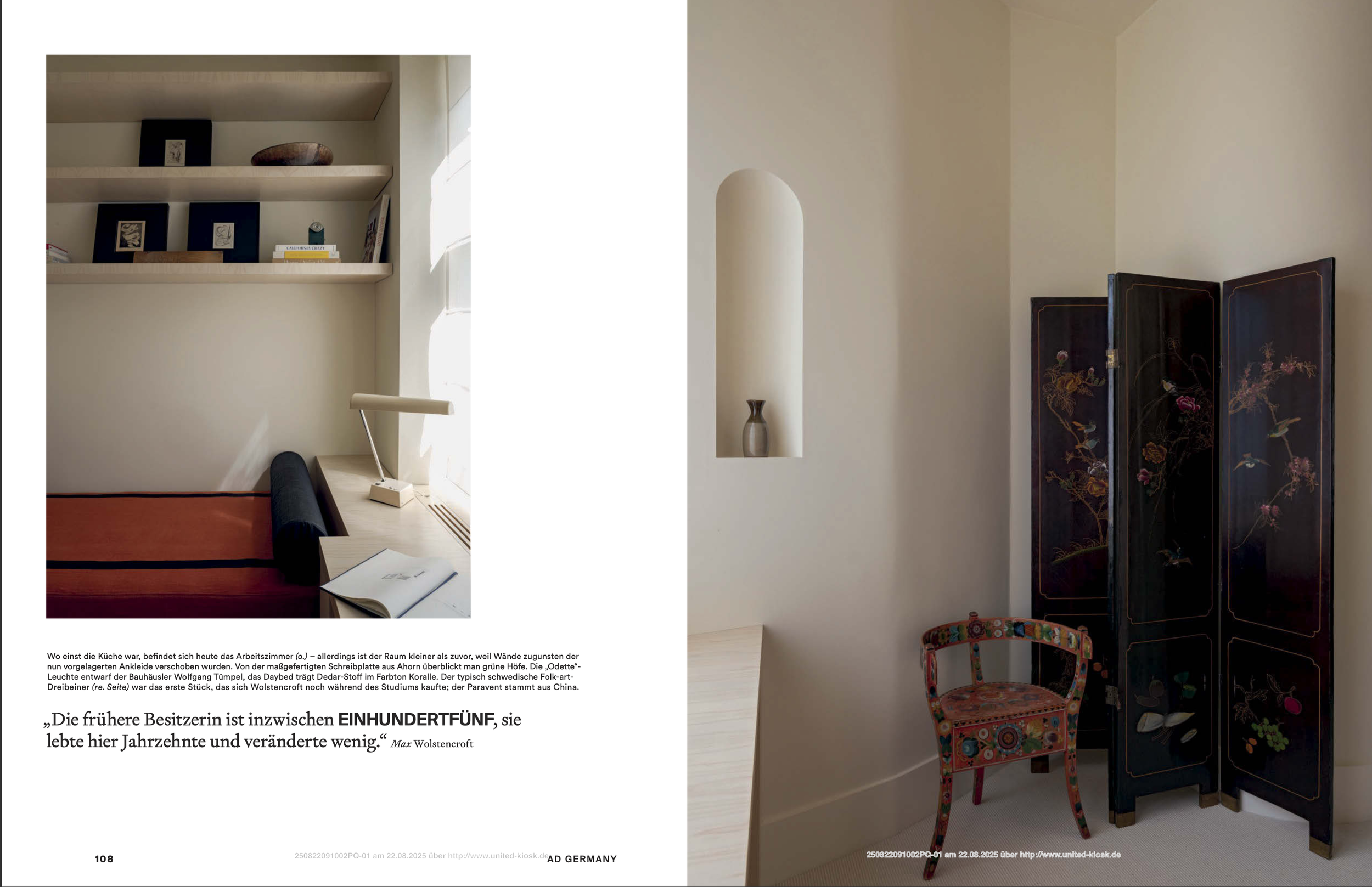 Max Wolstencroft Stockholm Apartment Architectural Digest