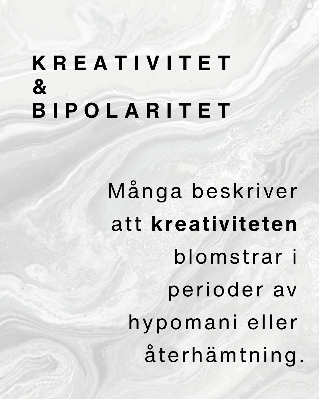 Kreativitet &amp; bipolaritet: f&ouml;r m&aring;nga h&auml;nger de t&auml;tt ihop.
💬 K&auml;nner du igen dig i att skapandet p&aring;verkas av m&aring;endet &ndash; eller blommar din kreativitet p&aring; helt andra s&auml;tt?

#kreativitetochkaos #b