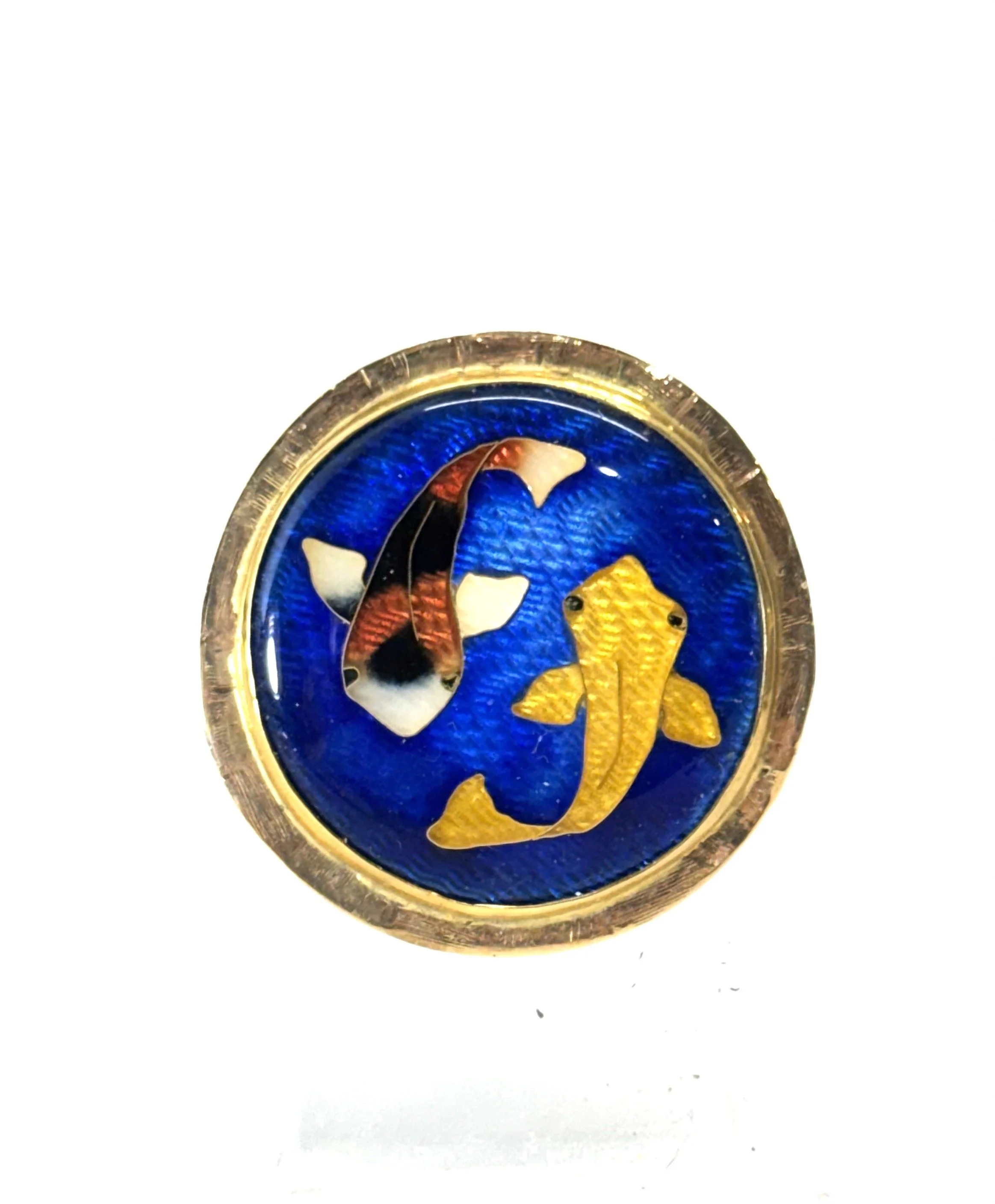 Koi Pond 14k brooch $350