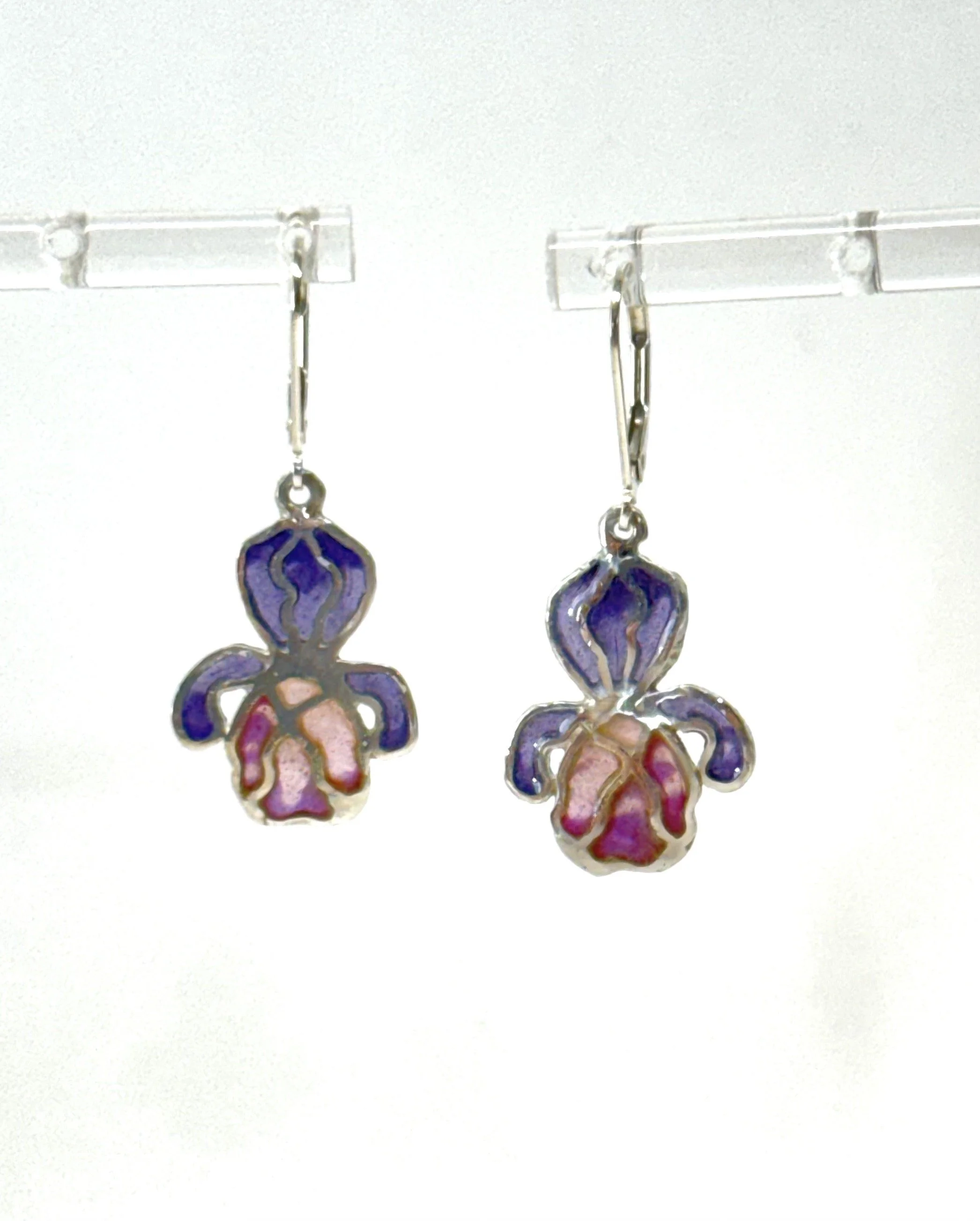 Purple ris iearrings $150