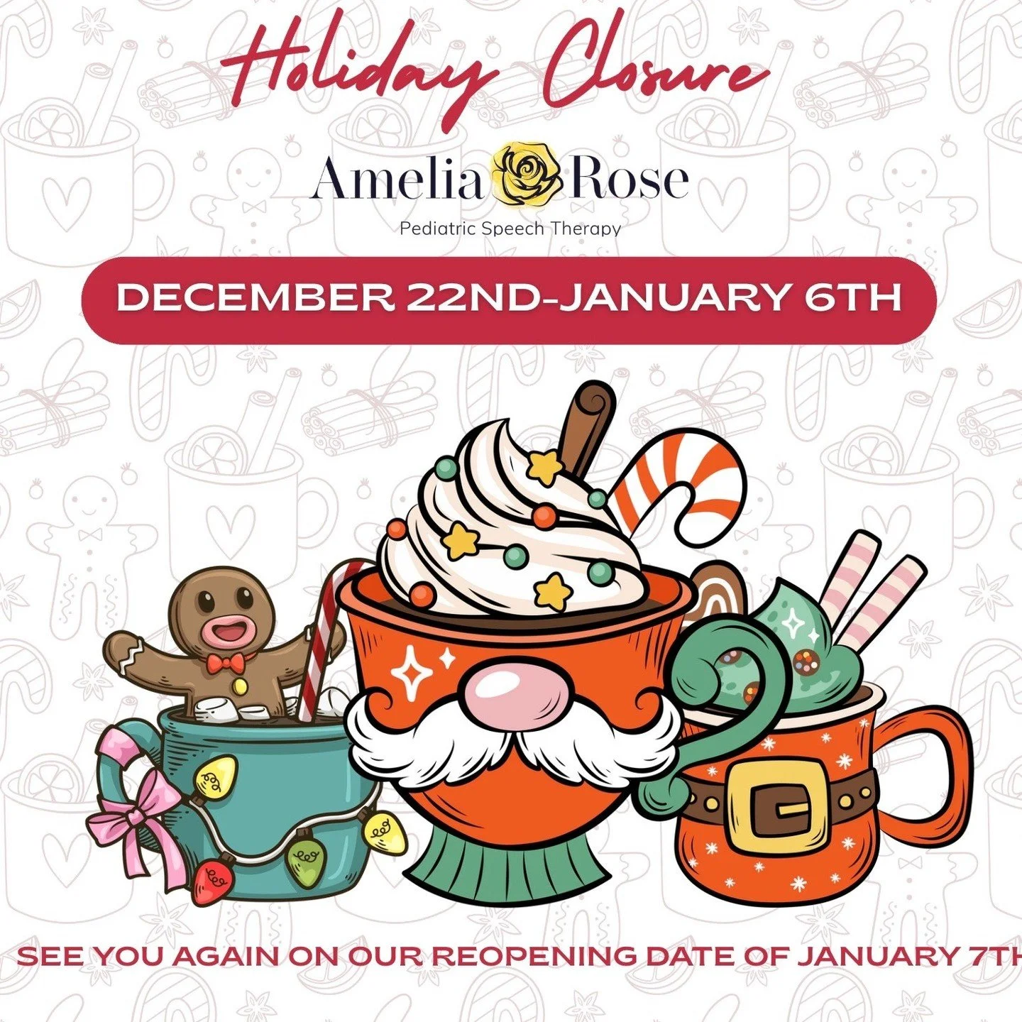 As we head into the holiday season, I wanted to say Thank You for trusting me with your children and for all the hard work you put in at home-it truly makes a difference. Wishing your families a joyful, restful holiday season filled with love 💛🎄
📣