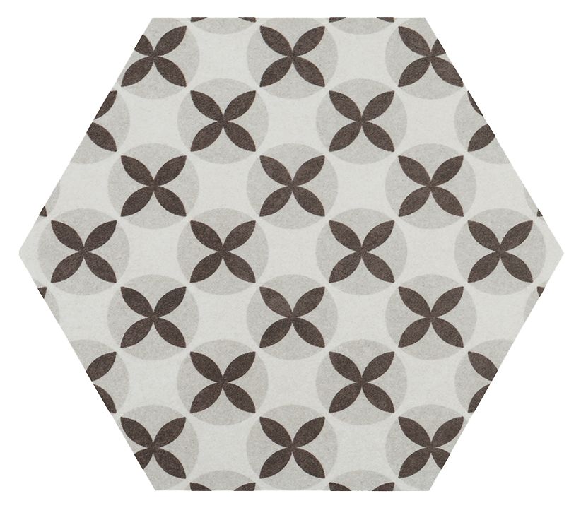 Antic Deco 10x11 Hexagon Tile