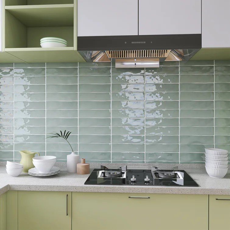 Kezma Jade Glossy Subway Tile