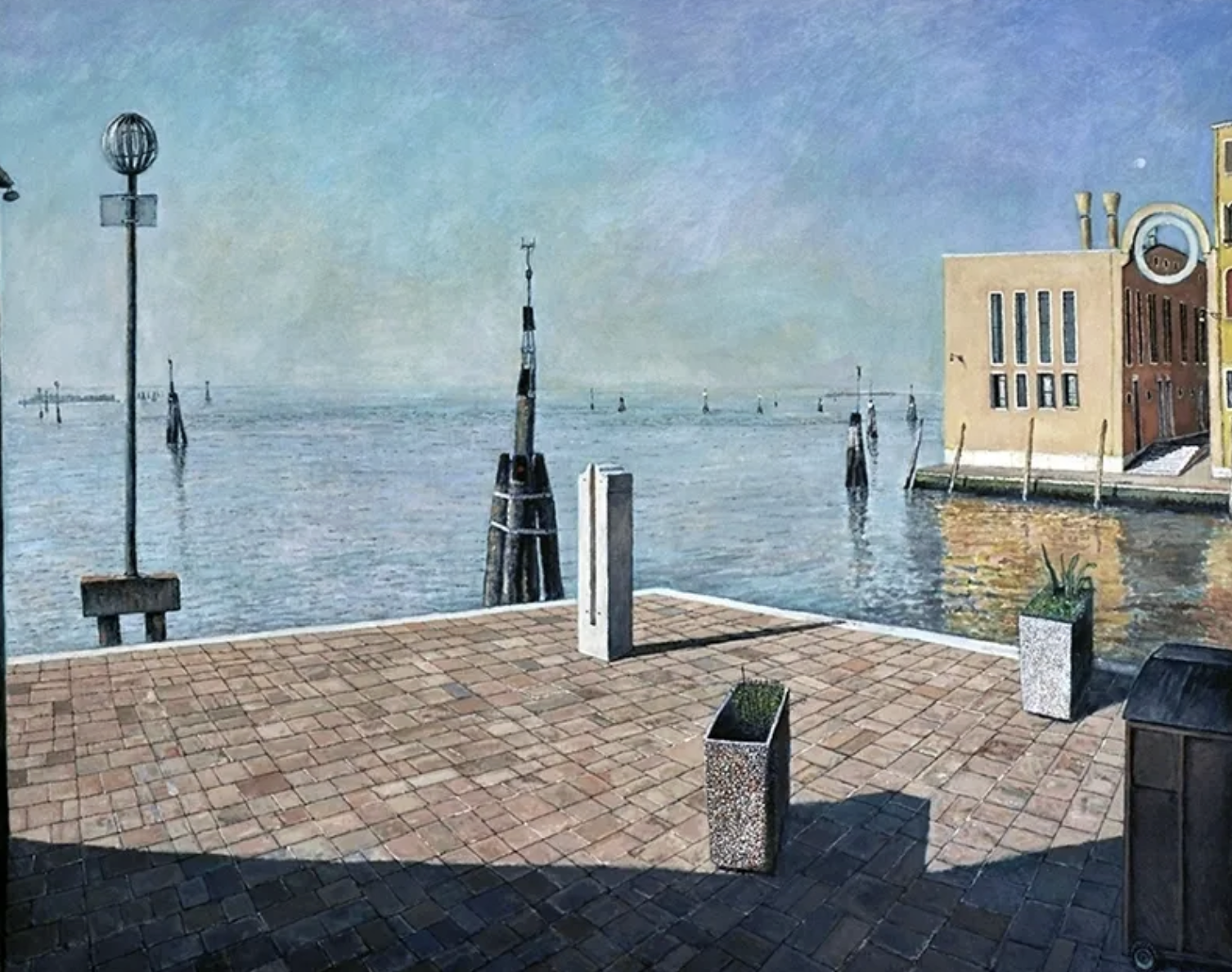 Ingresso al Mare, 2012 Oil on linen, 60 x 76 inches