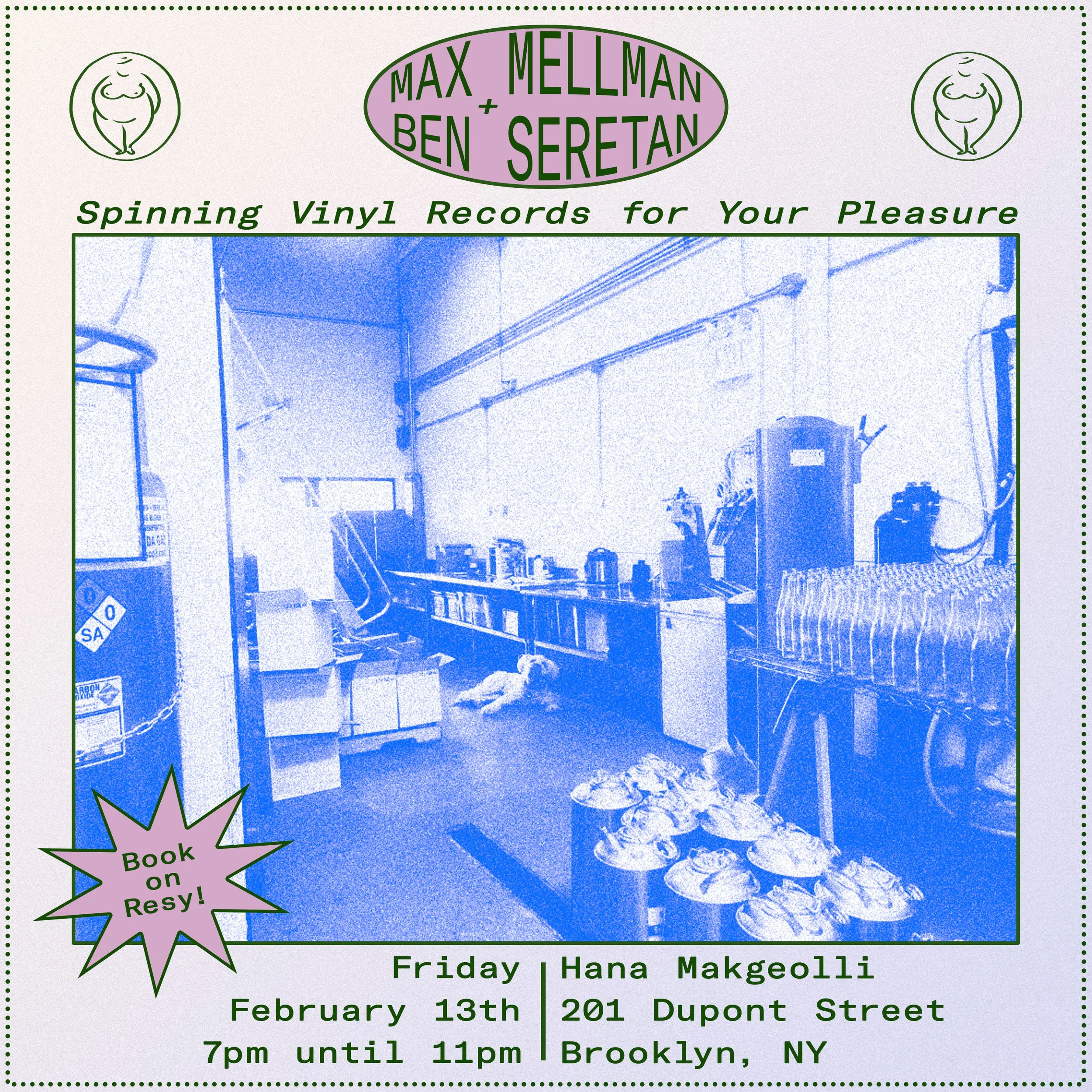 Vinyl Night with Max Mellman &amp; Ben Seretan