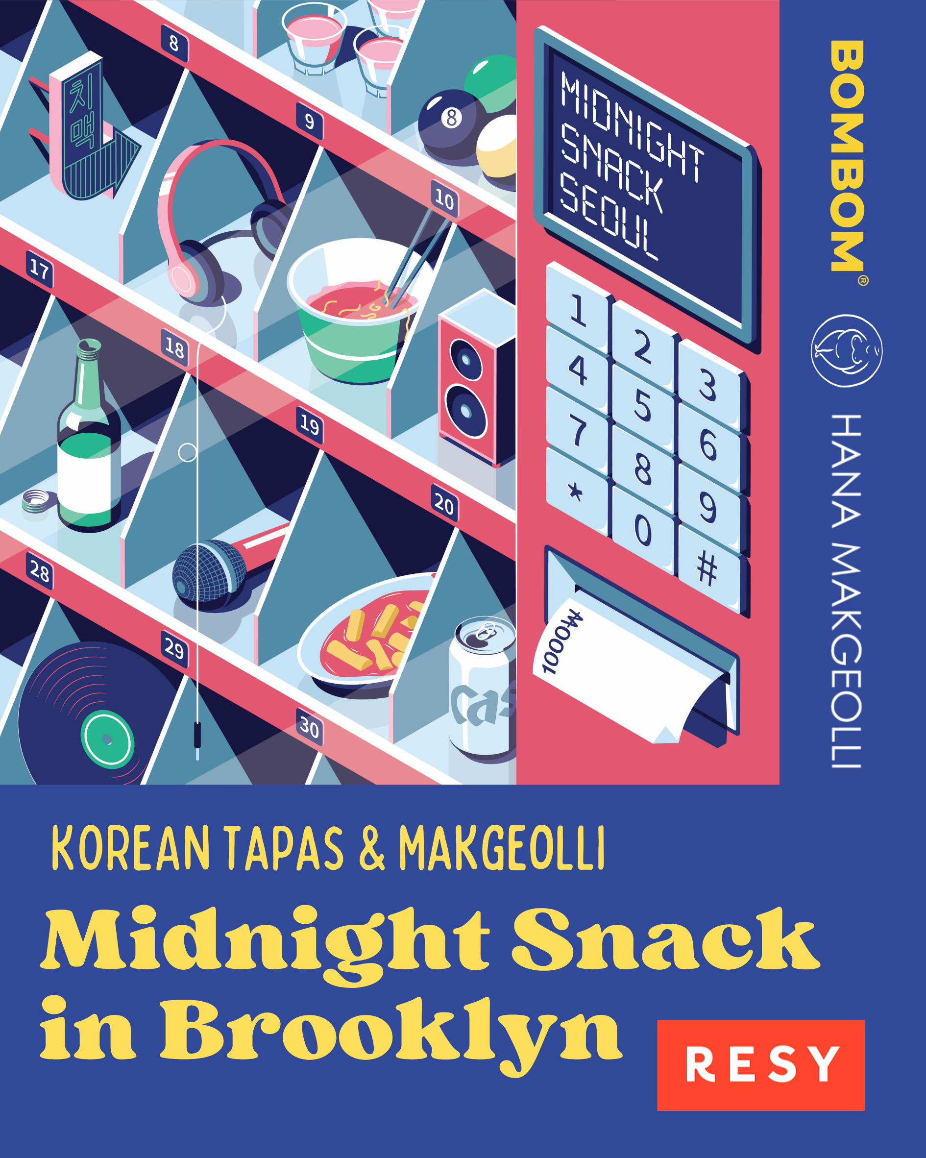 BOMBOM x HANA MAKGEOLLI: Midnight Snack Brooklyn
