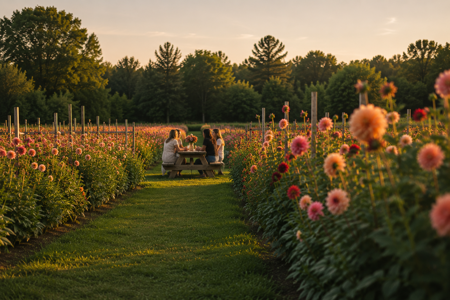 Picnic-in-the-dahlias