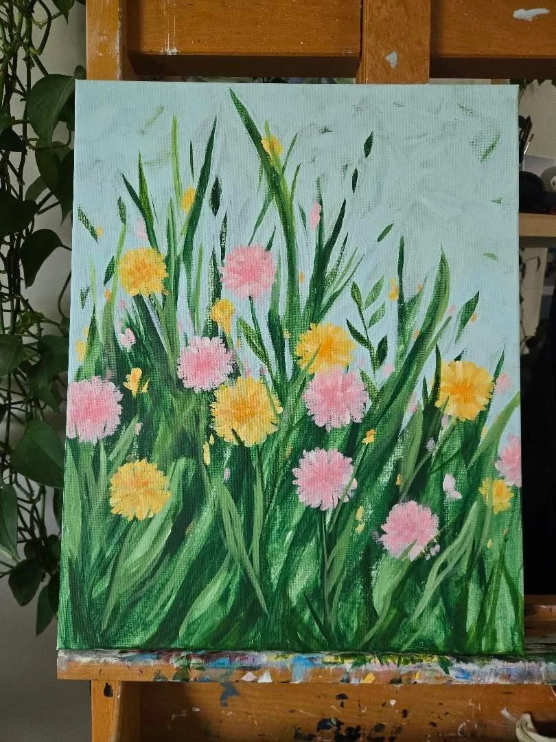 Paint Night in the Dahlias (Aug. 13th 5:30-8:00pm)