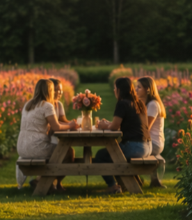 Picnic & U-pick in the Dahlias