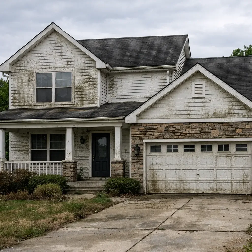 Very dirty house that needs to be washes