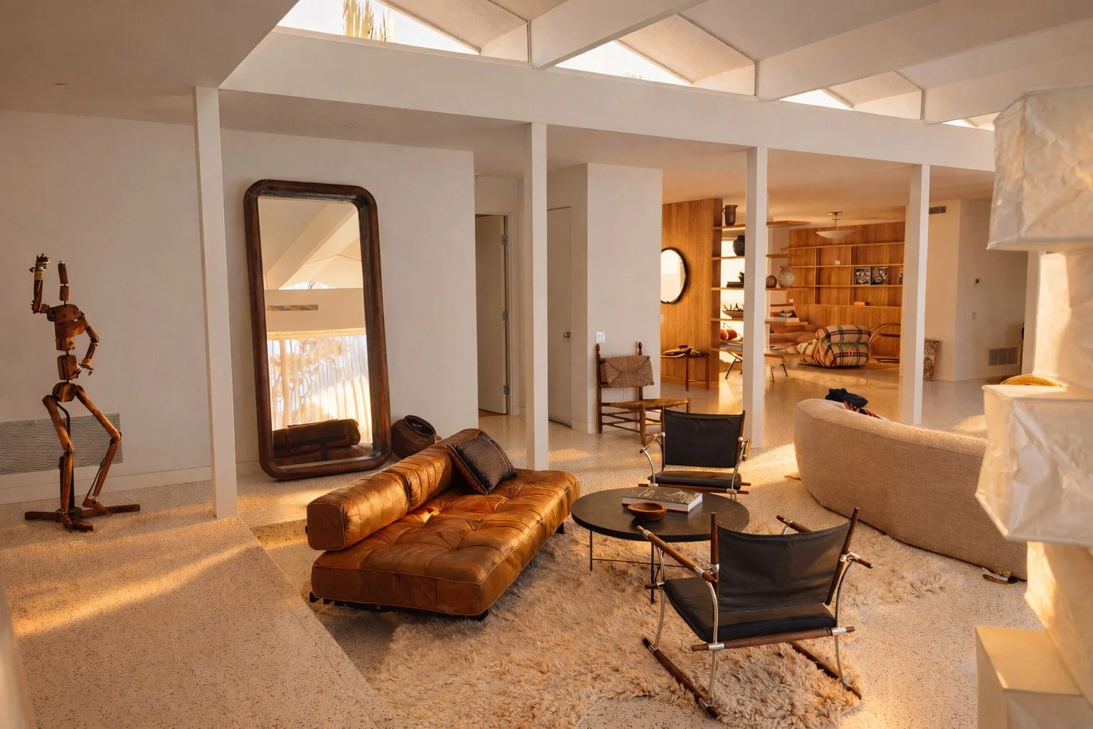 Golden afternoon in a chic living room.jpg