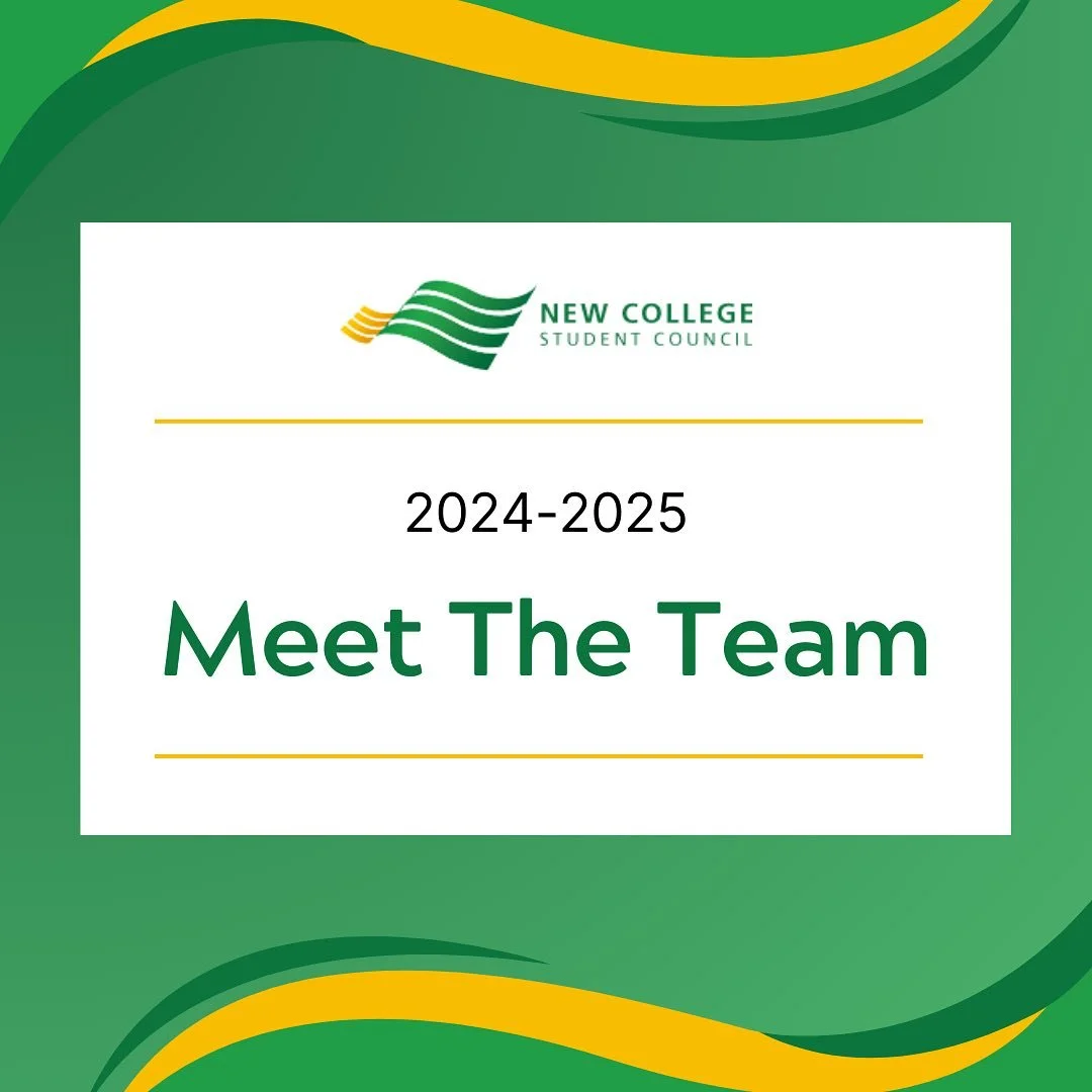 Hey New College! ✨🎉 We&rsquo;re excited to introduce you to the members of the 2024-2025 New College Student Council (NCSC)! Stay tuned for this week&rsquo;s posts and get ready for a great year ahead with this amazing team! 🌟