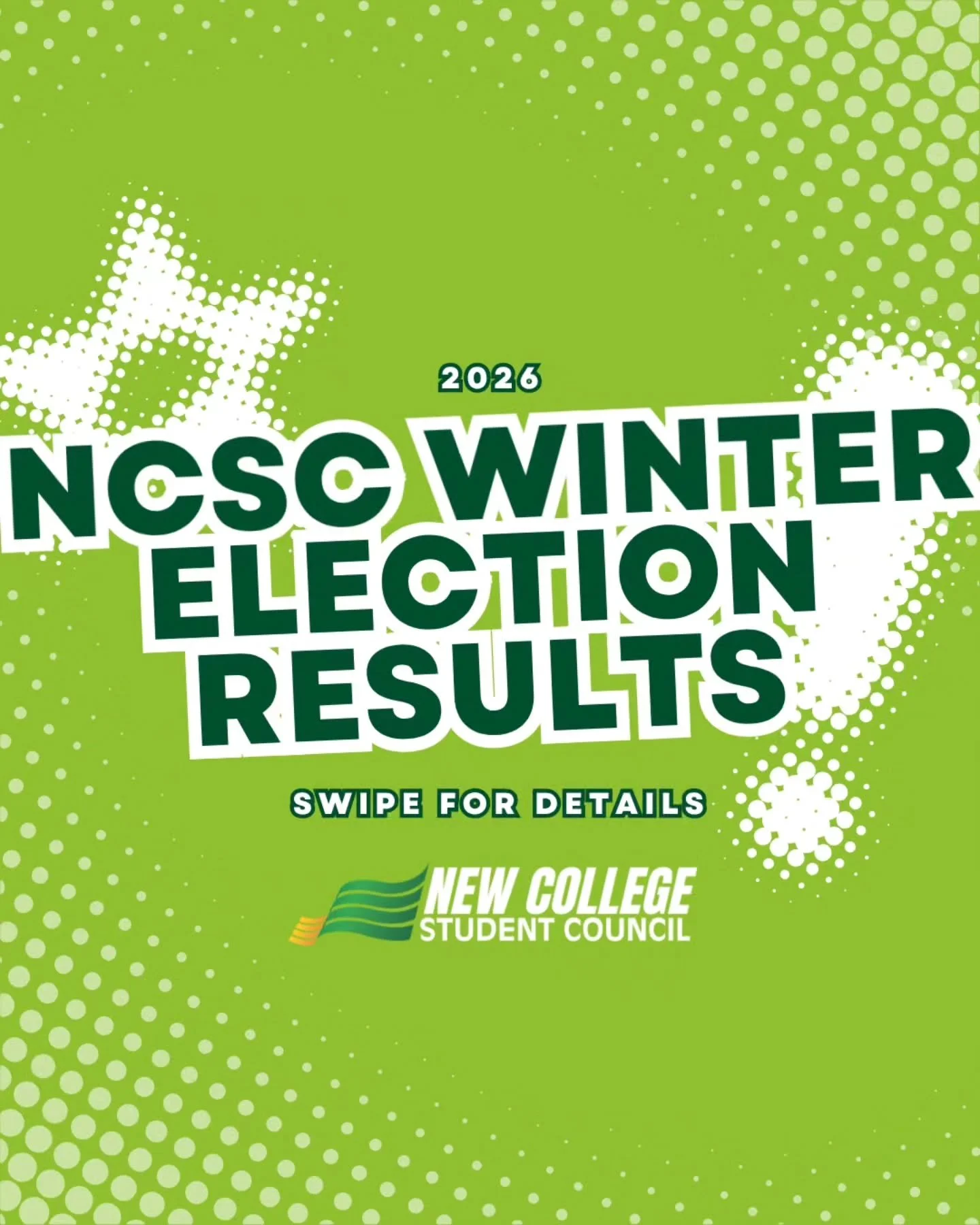 📢 The Results Are In! 📢

​Join us in giving a huge round of applause to our newly elected student leaders! 🎊

​To every candidate who stepped up and every student who cast a vote: thank you. It&rsquo;s your passion and participation that keep the 