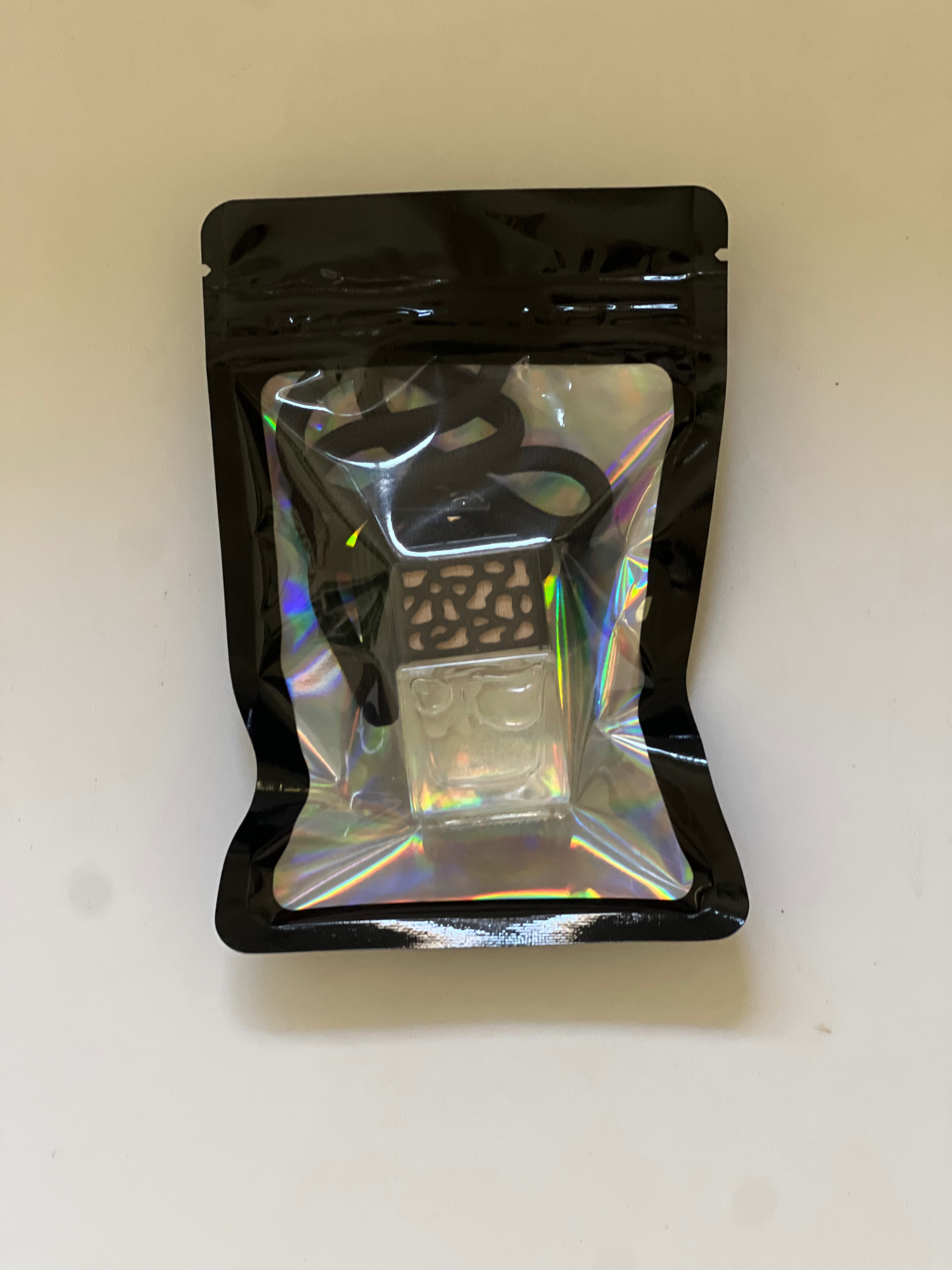 Dune & Sea car diffuser in a gift ready packaging, 8ml glass bottle with removable tag, fresh coconut and wood scent for cars