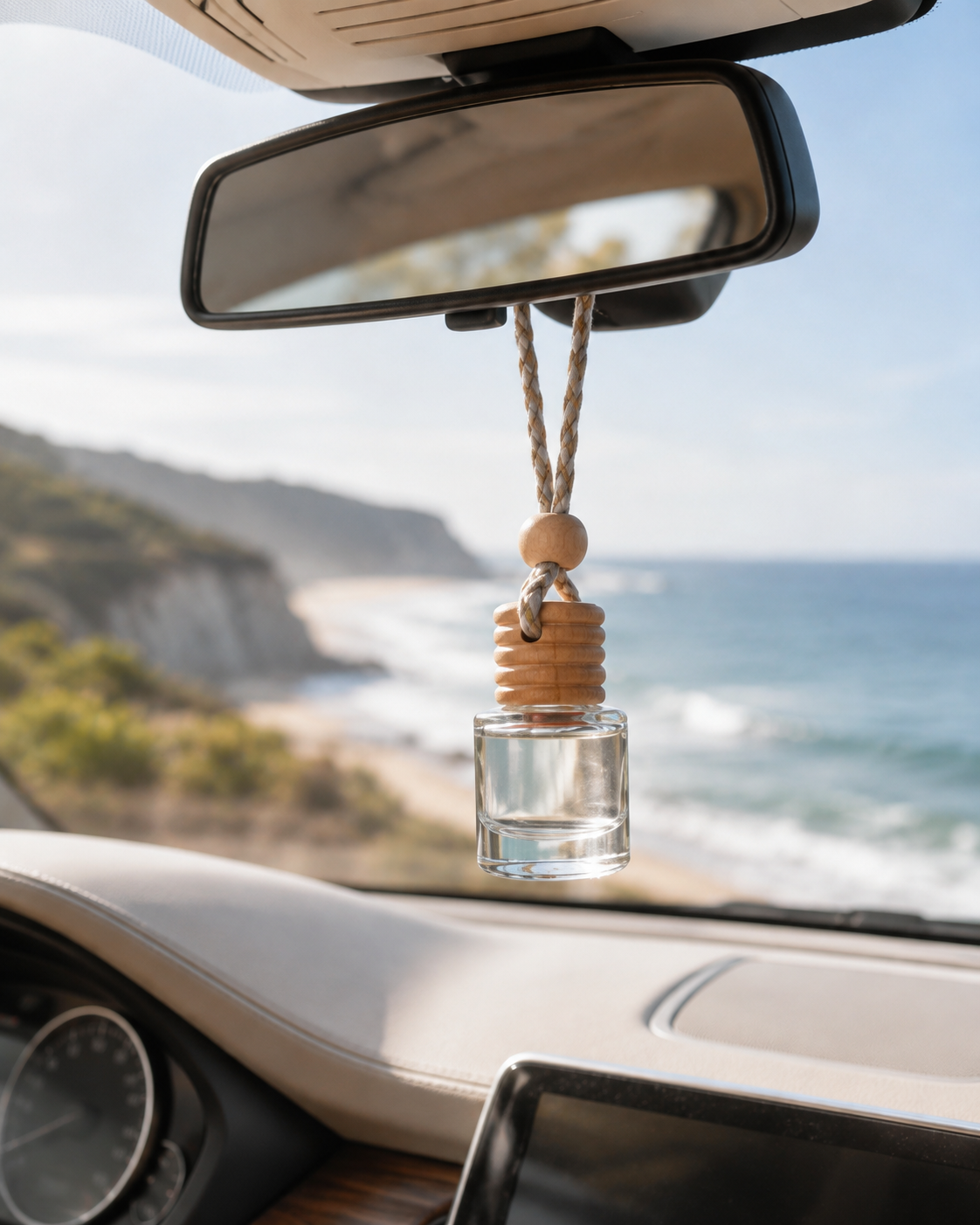 Tidal Bloom coastal car fragrance hanging from re