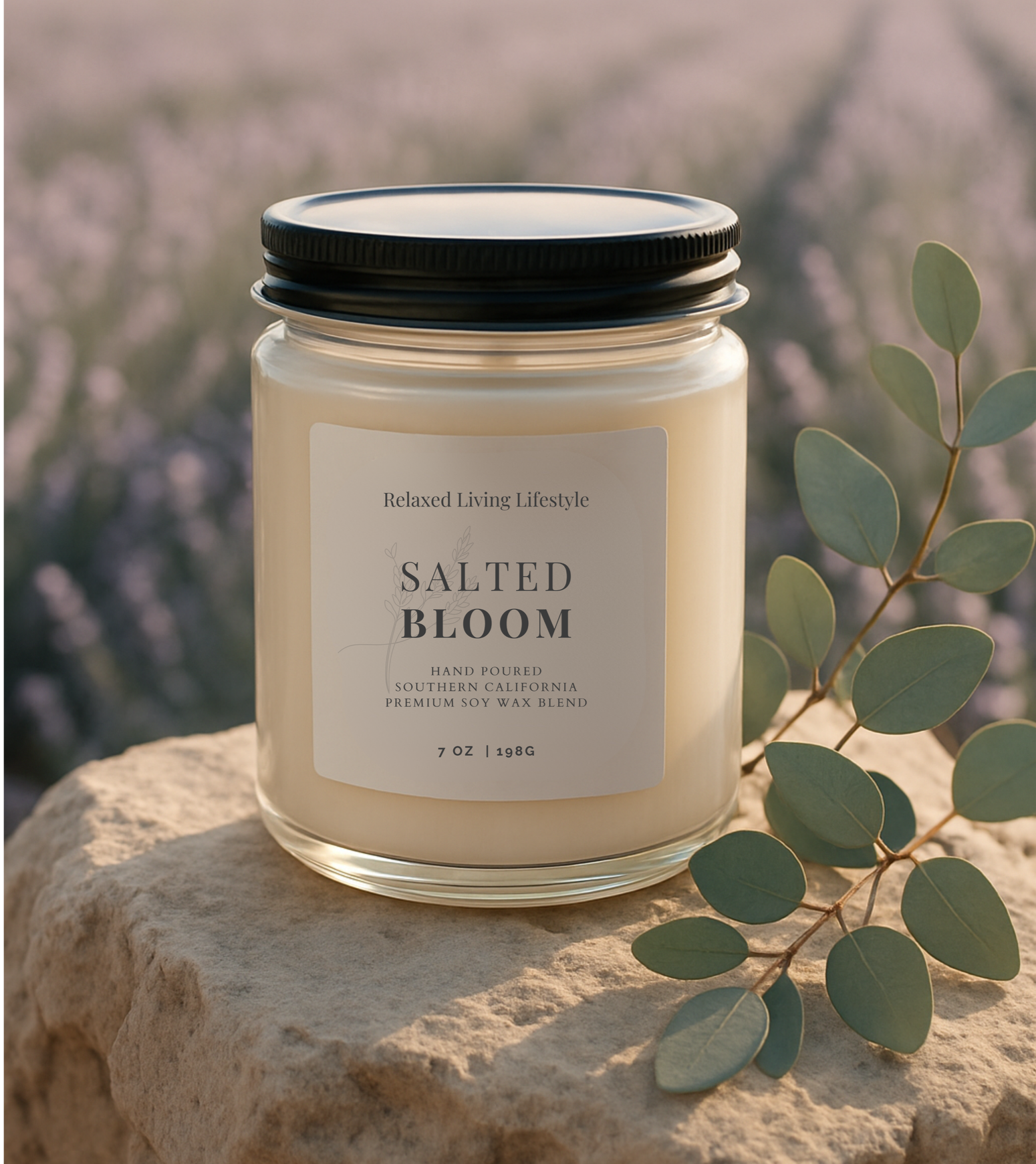 Salted Bloom Candle